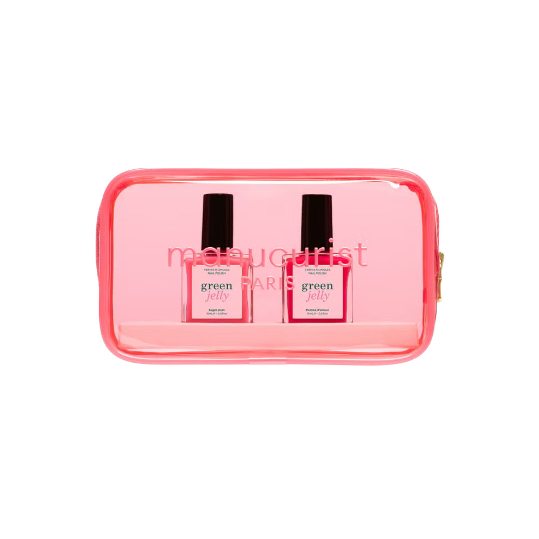 Green Mini Pouch - 2 stk Jelly neglelakker